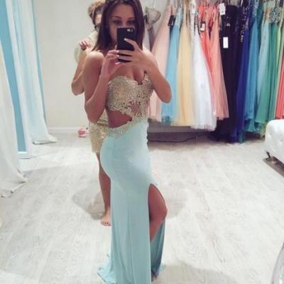 Blue Prom Dress, Long Prom Dress, Backless Prom Dress, Prom Dress 2015, Affordable Prom Dress, Party Dresses, Evening Dress, 1411
