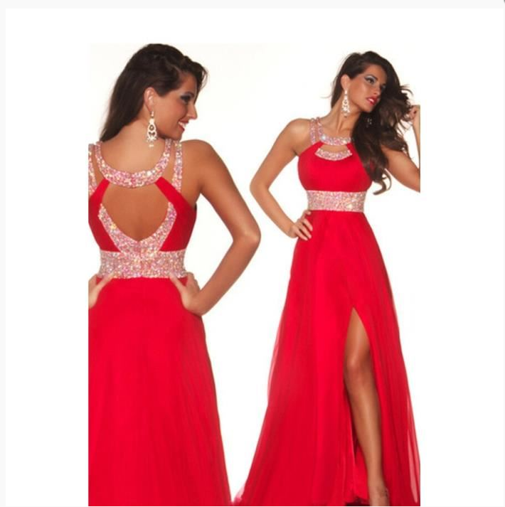 Prom Dresses 2015 Prom Gowns Womens Homecoming Dress Sexy Chiffon ...